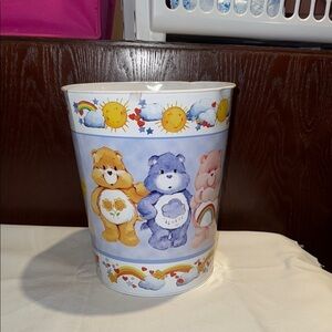 Vintage Care Bears Wastebasket with Classic Design by Rix Products